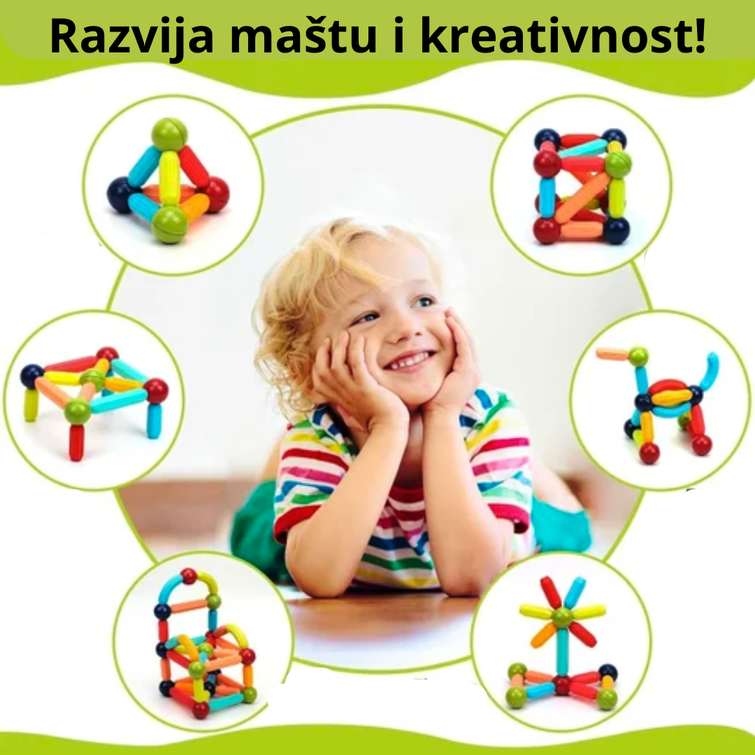 Magnetni štapići - Mega pakovanje (84 komada)