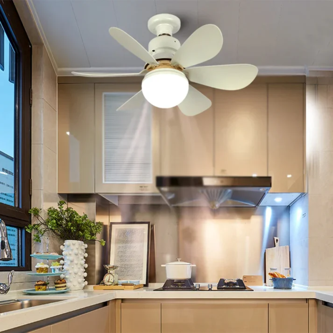 LED luster sa ventilatorom