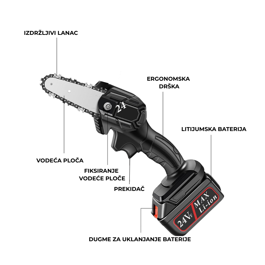 Električna testera 24 V