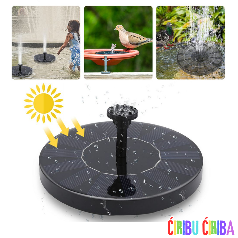 Plutajuća solarna fontana - Vaša oaza u dvorištu ili na terasi