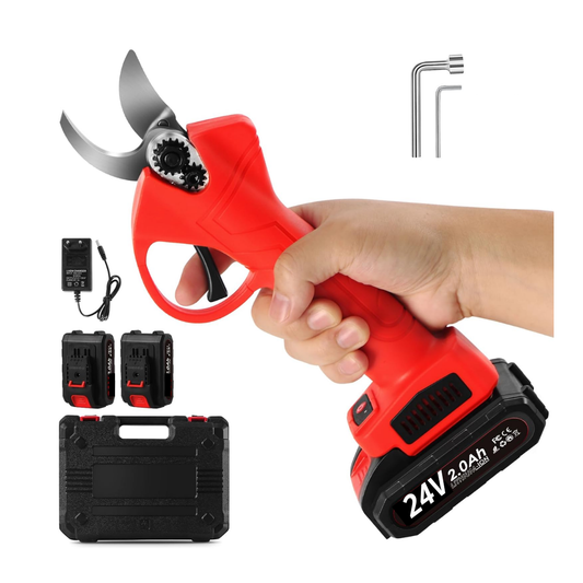 Agram tools® makaze 24 V sa dve baterije