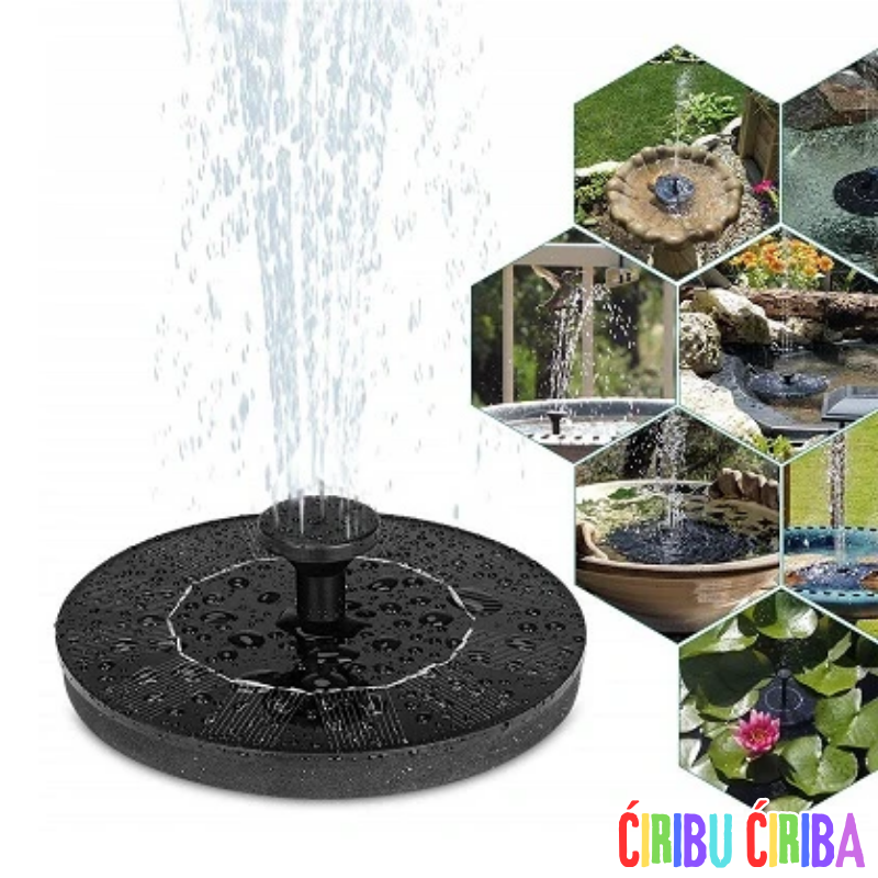 Plutajuća solarna fontana - Vaša oaza u dvorištu ili na terasi
